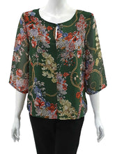 Load image into Gallery viewer, Joan Allen Front Keyhole Blouse

