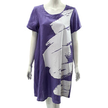 Load image into Gallery viewer, Anne Kelly Linen Statement Print Dress
