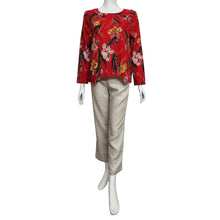 Load image into Gallery viewer, Anne Kelly Floral Linen Blouse
