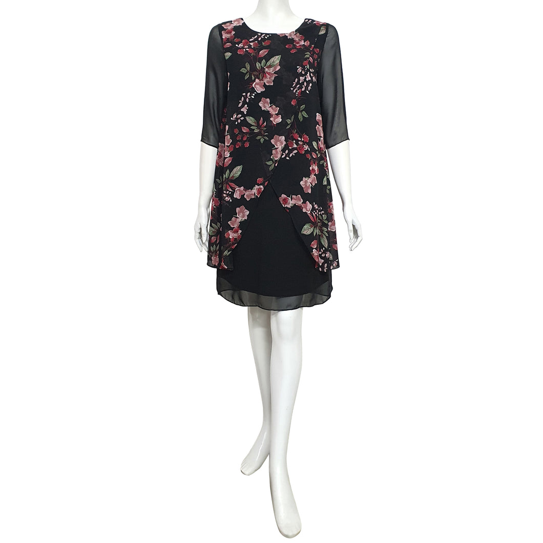 Joan Allen Chiffon  Floral Dress