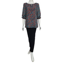 Load image into Gallery viewer, Joan Allen Tie-front  Chiffon Blouse
