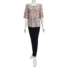 Load image into Gallery viewer, Arthur Yen Tie-front Floral Blouse
