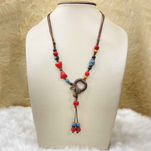 Load image into Gallery viewer, Coloured Beads  Necklace
