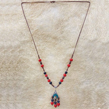 Load image into Gallery viewer, Beaded Tassel Necklace
