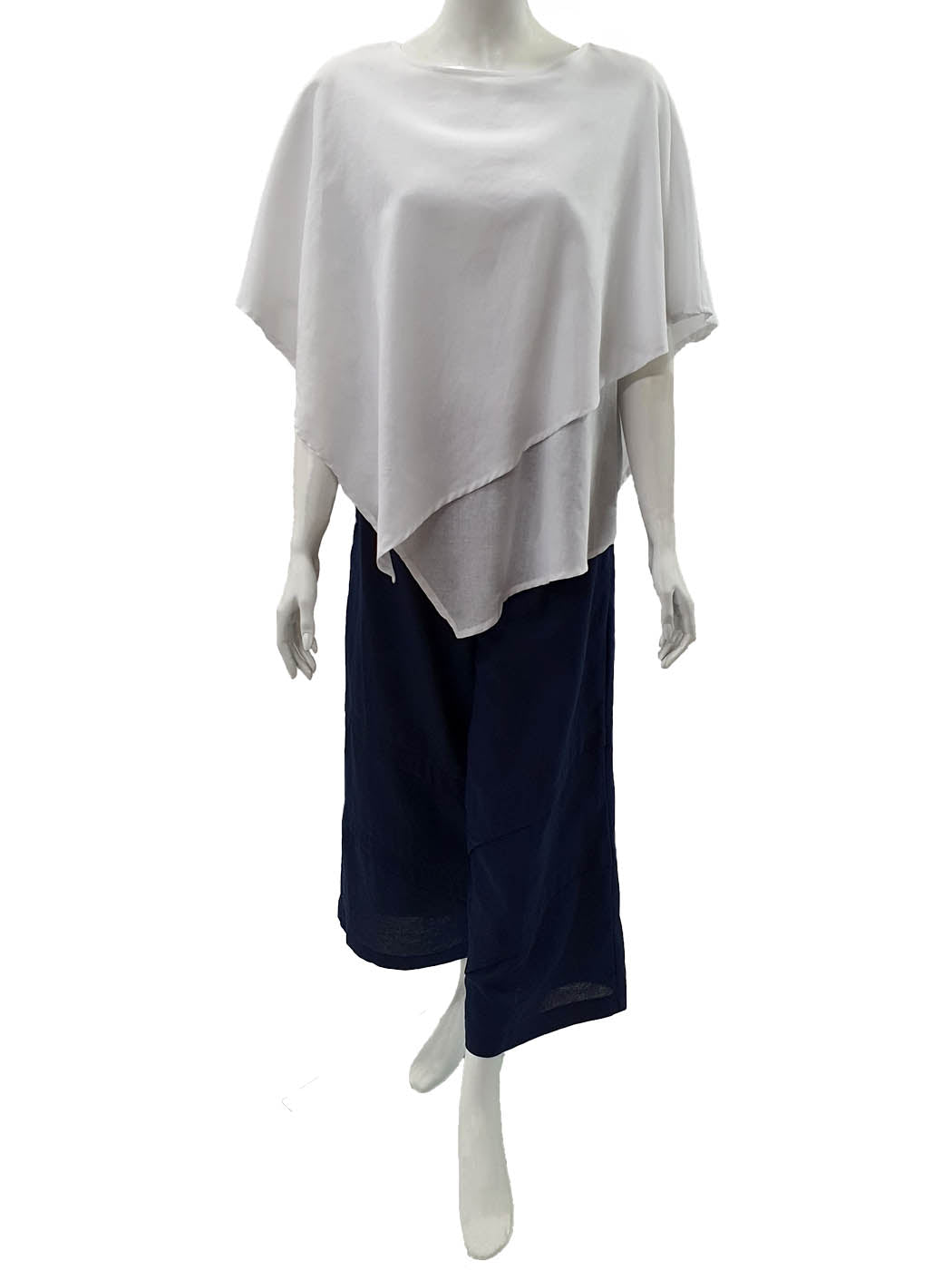Anne Kelly Overlay Cape Blouse