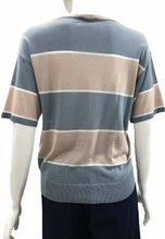 Load image into Gallery viewer, Joan Sports Color block Stripes Knit Top
