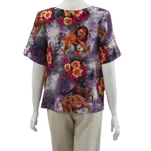 Load image into Gallery viewer, Anne Kelly Printed Short Sleeve Blouse
