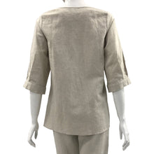 Load image into Gallery viewer, Anne Kelly  Linen Pleated Sleeve Top
