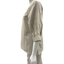 Load image into Gallery viewer, Anne Kelly  Linen Pleated Sleeve Top
