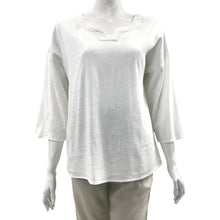 Load image into Gallery viewer, Anne Kelly Linen Dropped Shoulder Blouse
