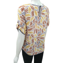 Load image into Gallery viewer, Joan Sports Piping Trim Printed Blouse
