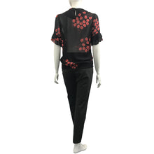 Load image into Gallery viewer, Arthur Yen Floral Print Ruffled Blouse

